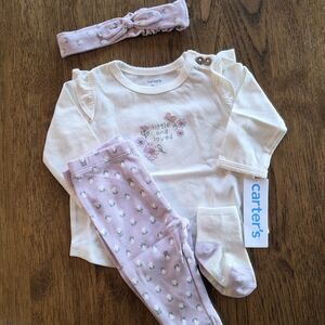 Carter's Baby Outfit Set with Headband